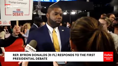 'Lost In Front Of The World'- Byron Donalds Pans Biden's Performance At First Presidential Debate