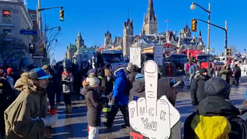 Live on Parliament Hill Ottawa Saturday morning