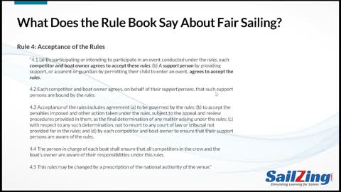 What is Fair Sailing? - Racing Rules of Sailing 2021 2024
