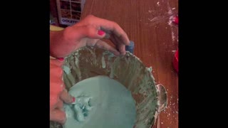 Cornstarch and Water in Slo-mo