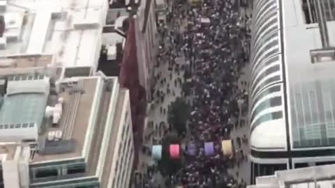 Huge anti-lockdown protest in London