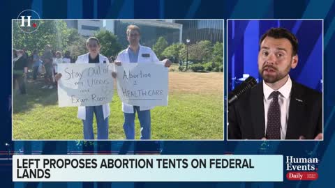 Jack Posobiec on AOC asking Kamala Harris to construct abortion tents on Federal Land