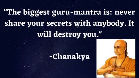 Secrets of life.. Motivational vedio by chankya..