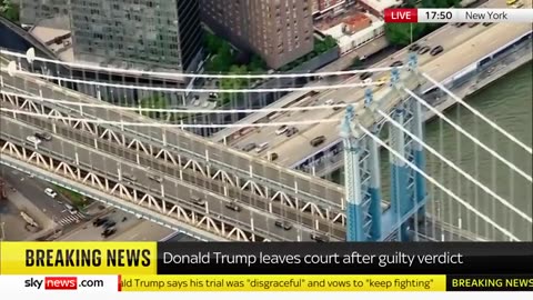 Trump verdict_ 'No one is above the law' says Biden camp Sky News