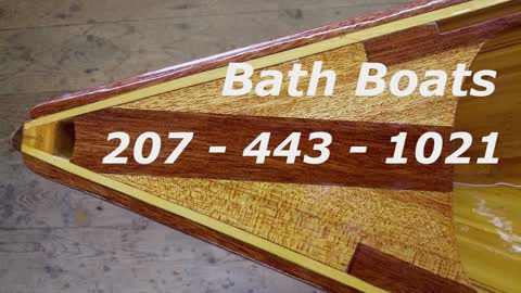 Hand built cedar strip canoes
