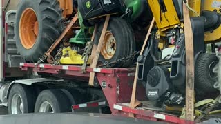 Truck Loaded With Entire Junkyard Worth of Scrap