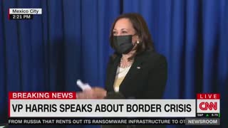 Harris Laughs Again When Asked About Visiting the Border