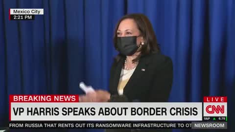 Harris Laughs Again When Asked About Visiting the Border