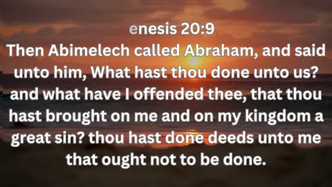 "Abraham and Abimelech: Genesis 20"
