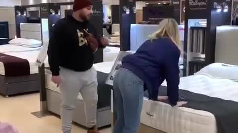 Honey, let's test this BED before purchasing it