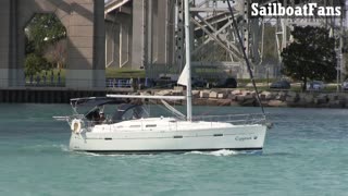 Cygnus Sailboat Light Cruise Under Bluewater Bridges In Great Lakes