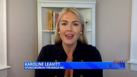 REAL AMERICA -- Dan Ball W/ Karoline Leavitt, FOX Debate Vs. Trump Interview