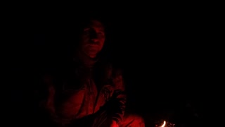 Evening campfire vlog.