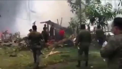 Philippine Air Force C-130 Crashed at Patikul, Sulu