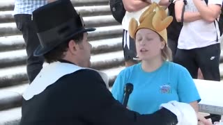 CrowderBits - Mind Changed: College Girl Finds Out Thanksgiving Isn't Racist...