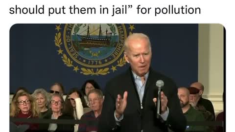 Joe Biden, “Put fossil fuel execs in jail”!