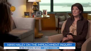 Nikki Haley: Trump won't be impeached or removed from office