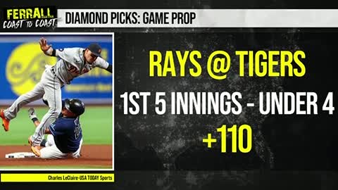 MLB 8_4 Game Props_ Rays And Tigers Under 4 First 5 Innings (+110)