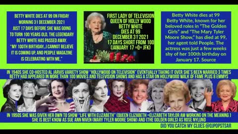 ShariRaye: Betty White Hollywood High Priestess Dead - Navy Seals...