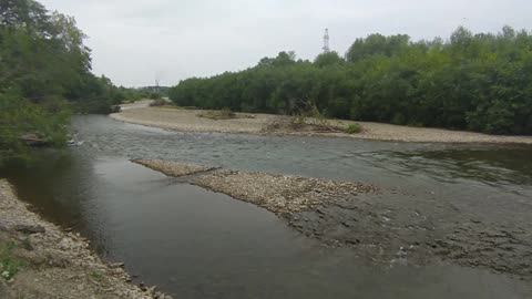 River in Komsomolsk on Amure Russia