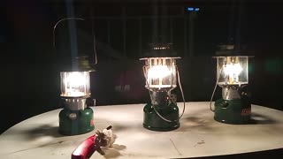 Coleman 335 - 220E - 220F Lantern Demonstration