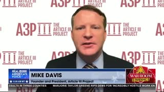 Mike Davis to Jack Posobiec on Steve Bannon trial: "Steve Bannon had a major legal error happen in his trial where the judge said he could not present evidence that president Trump exerted executive privilege ... Trump absolutely exerted executive pr