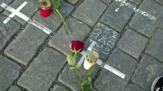 Prague Square becomes coronavirus victim memorial