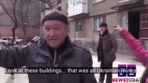 Ukrainian Civilians Explain How Their Own Military Have Destroyed Buildings
