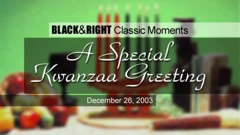 2003: A Special #Kwanzaa Greeting