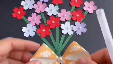 Most beautiful Hand Craft of Paper Vaseflower | RJ Craft #Crat #Art #Ideas