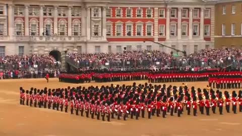 Trooping the Colour parade marks British Queen's birthday