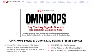 OMNIPOPS Options Day Trading Signals Makin Money Update