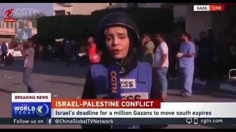 ►24Hr Gaza City Hospital Evacuation Deadline Expires. CGTN Reporter Overwhelmed