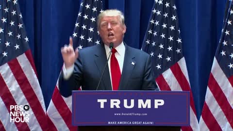 Donald Trump announces his candidacy for U.S. president 6/16/2015