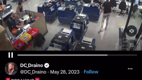 Maricopa county election officials breaking into election machines