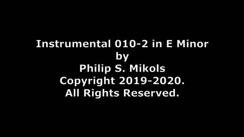 Instrumental 010-2 in E Minor