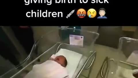 Vaccinated Parents giving birth to sick babies 👶 🤧