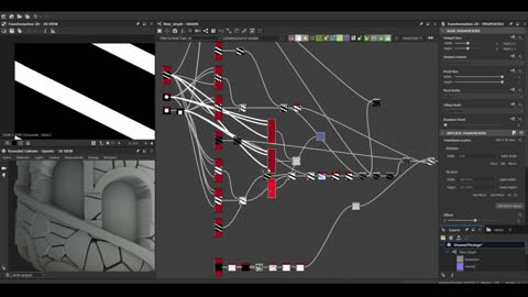 Step 6. Substance 3D Designer creates stylized arched wall materials!