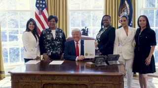 Trump meets with four women who were granted clemency