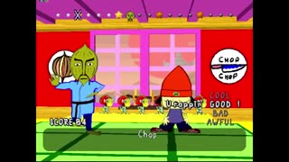 My Video Parappa the rapper how to beat STAGE 1 ON U RAPPIN' COOL!