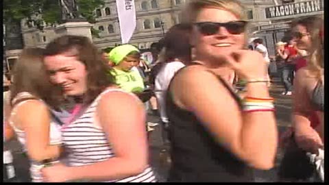 London Gay LGBTQIA+ Pride 2010 with Ben Jamies a strait chap Mini DVD .