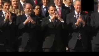 President Of France Throwing Up Elite Gang Signs