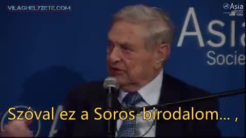 "A szovjet birodalom összeomlásakor én szedtem össze a darabokat és ebből lett a Soros-birodalom"