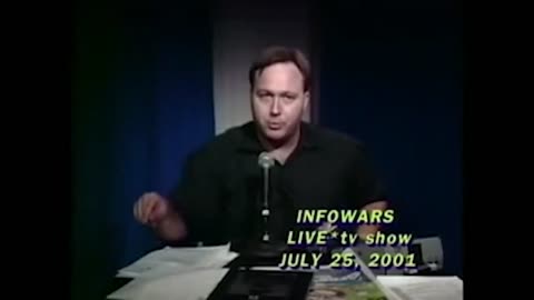 ALEX JONES PREDICTS 9/11 (JULY 2001)