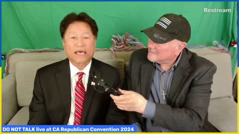 DO NOT TALK Live at CA Republican Convention 2024 with ELY AYAO