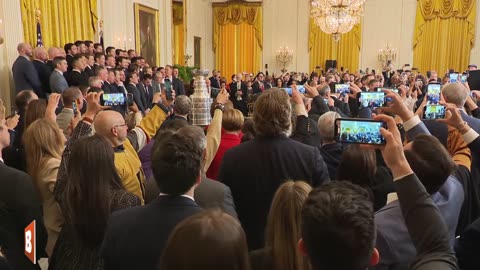 LIVE: President Biden Welcomes the Vegas Golden Knights to the White House...