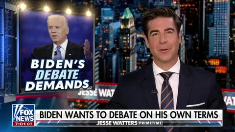 Watters: Agreeing To A Debate Shows Biden's Weakness