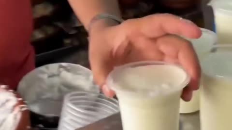 INDIAN STREET CURD MILK DRINK