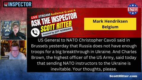 Scott Ritter: NATO Trainers Are A Deadly Joke