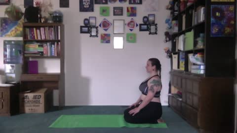 Flow yoga Practice